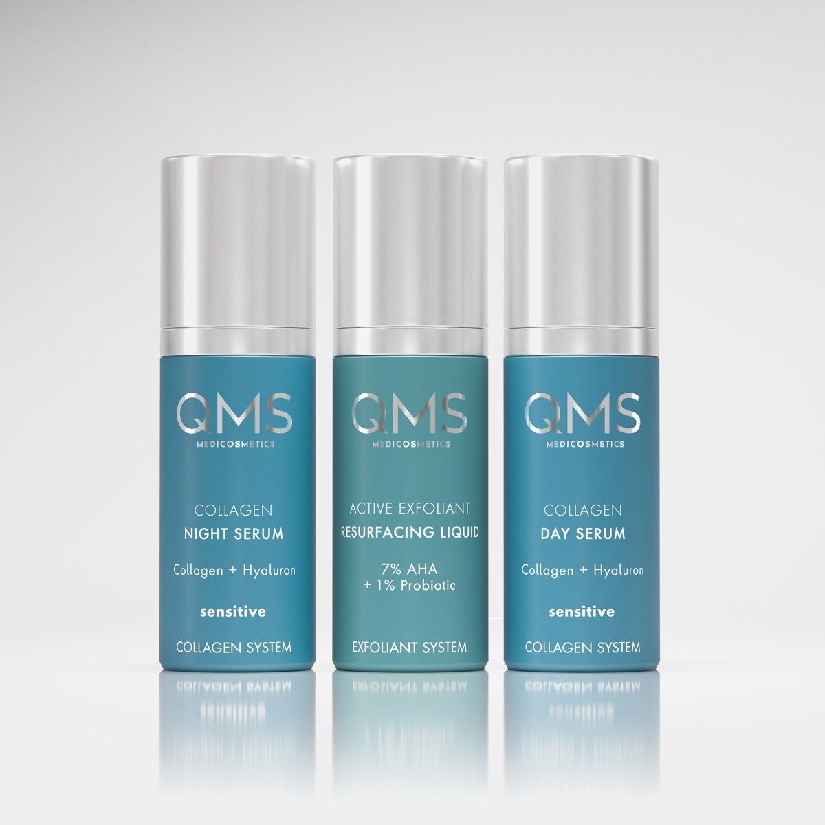 Day & Night 3-Step Core Routine Set Sensitive - QMS Medicosmetics
