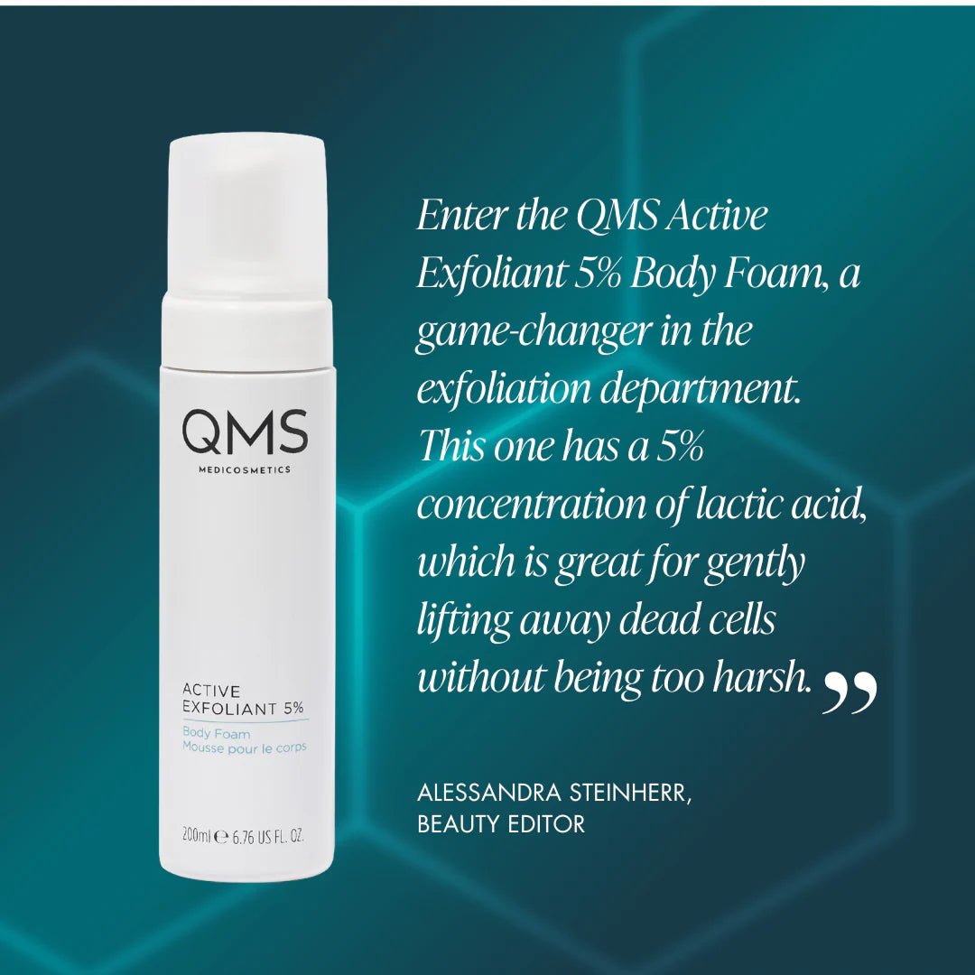 Body Balance 5% AHA/PHA Exfoliating Body Foam - QMS Medicosmetics