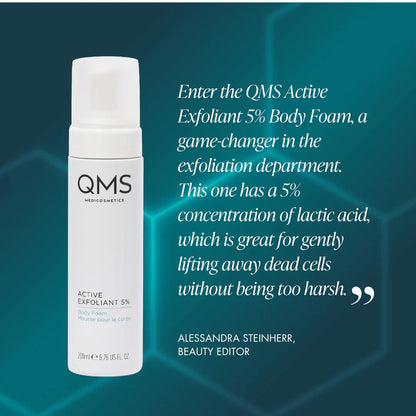 Body Balance 5% AHA/PHA Exfoliating Body Foam - QMS Medicosmetics